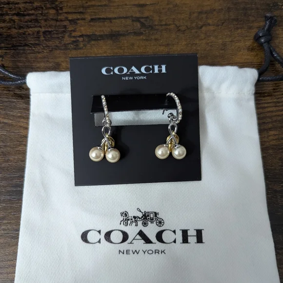 COACH Huggies Earrings